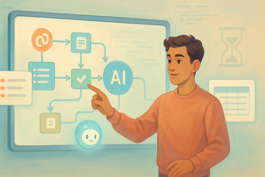 Basics of n8n Automation Workflow with AI for Beginners in 2025