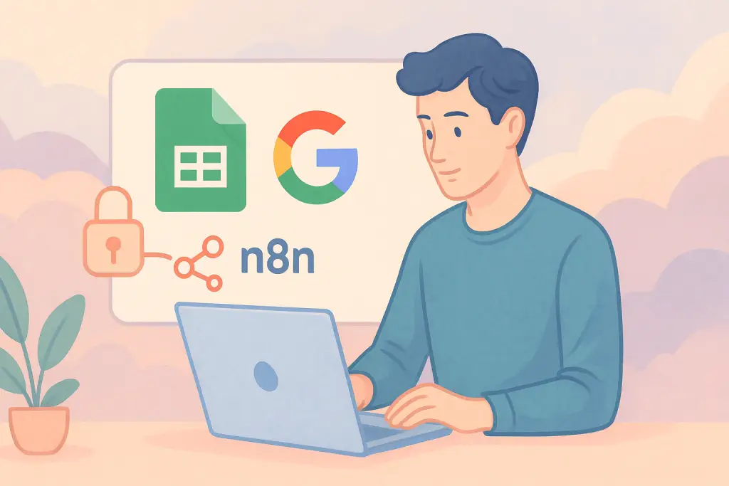Setting Up the Google Sheets Node in n8n - Step by Step Guide