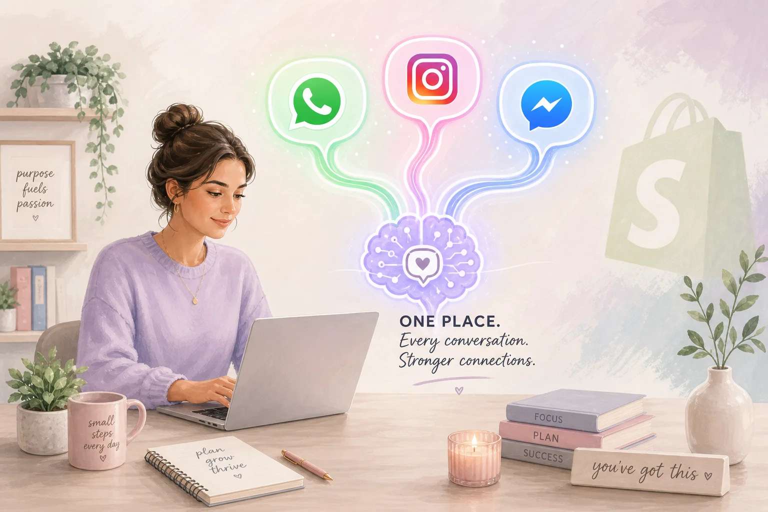 Unify WhatsApp, Instagram, and Messenger With One Custom Agent Brain